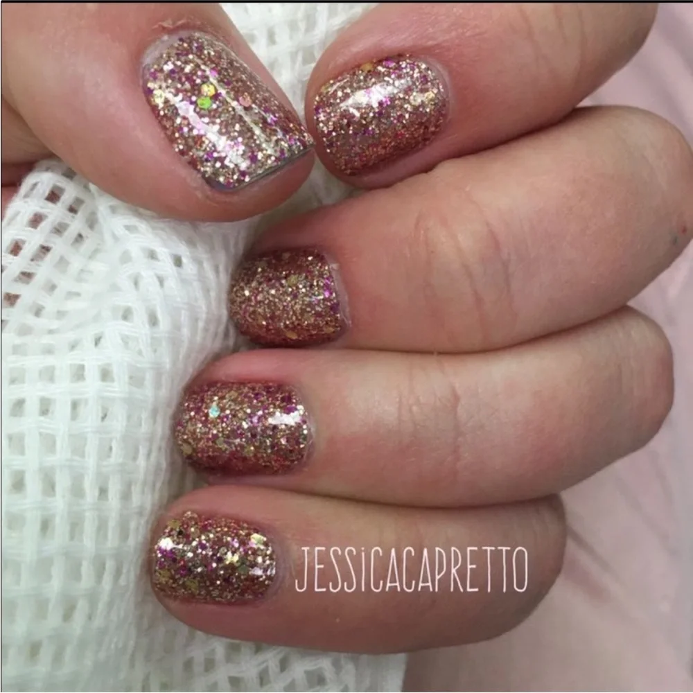 Color Street: Tokyo Lights | Rose Gold Glitter Sparkle Party Metallic Pink - Picture 10 of 16